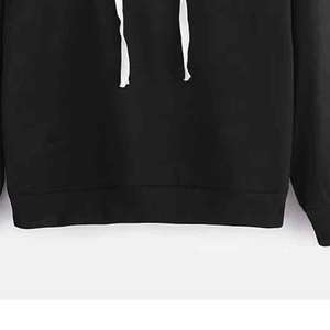 Sweat-shirt à capuche oversize pour homme de haute qualité, en tricot, manches longues, automne-hiver, chaud, fermeture éclair sur les épaules, vente en gros de sweats à capuche et de sweat-shirts - Product Image 4