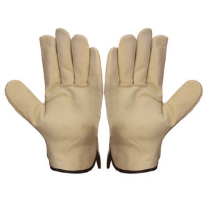 Gants de travail d'extérieur en cuir de vachette, légers, écologiques, avec protection des paumes, compatibles écrans tactiles, à prix de gros et bas - Product Image 3