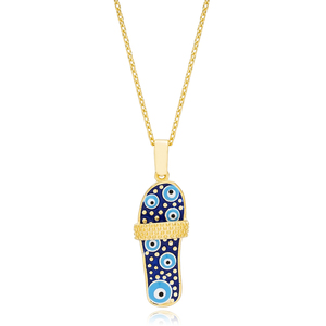 Turkish Eye Design Summer Collection <b>Slipper</b> Shape Turkish Handmade Wholesale 925 Sterling <b>Silver</b> Jewelry - Product Image 4