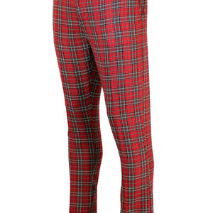 Pantalon à carreaux écossais sur mesure bon marché Pantalon à carreaux écossais pour hommes coupe ajustée Pantalon à carreaux écossais pour hommes/Pantalon à carreaux écossais pour hommes de haute qualité - Product Image 6