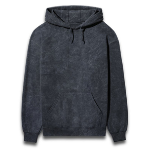 Vente en gros des sweats à capuche surdimensionnés en coton mélangé délavé à l'acide et de couleur unie pour hommes, bases des sweats à capuche en coton mélangé - Product Image 4