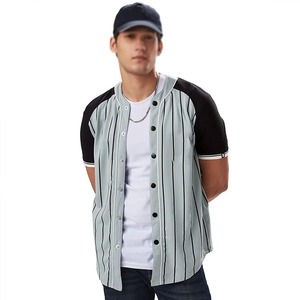 เสื้อเบสบอลแบบสองสีรุ่นล่าสุด ระบายอากาศได้ดี ไซส์พลัส ออกแบบเองได้ เสื้อทีมเบสบอลสำหรับทุกเพศ - Product Image 1