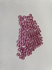 Cabochon rond en topaze rose naturelle 4mm bonne qualité-cabochon rond en topaze rose de qualité supérieure - Product Image 6