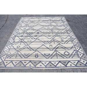 พรมวินเทจตุรกีขนาดใหญ่พิเศษ 9.3x11.6 ฟุต (284x354 ซม.) พรมโมร็อกโกสีเทา - Product Image 1