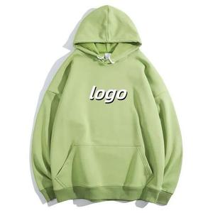 100% algodón peso pesado lujo pulóver personalizado de gran tamaño Unisex Sudadera con capucha con hombro caído patrón sólido calidad polar para hombres - Product Image 6