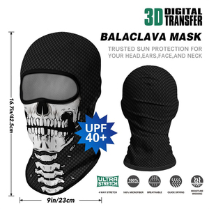 Cagoule Ski Masques Couverture pour Hommes Femmes Plus Chaud Coupe-Vent Cou Écharpe Masque Visage pour Temps Froid Hommes Polaire Cache-Cou - Product Image 6