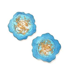 Furniture Protection Resin Cup Holder Bohemian Style Eco-Friendly Handmade Design to Reduce <b>Heat</b> and Water Damage - Product Image 6