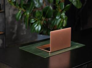 Genuine Leather <b>Desk</b> Mat Handmade Classic Luxury Smell Proof Non-Slip Durable Cowhide Surface for Executive Office Setup - Product Image 5