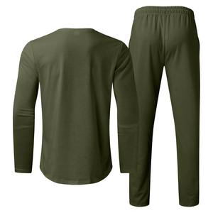 Ropa Deportiva Personalizada con Logotipo, 100% Algodón, Transpirable, de Secado Rápido, Ligera, Traje Deportivo para Hombre, Precio al por Mayor, Ajustable, Nuevo - Product Image 3