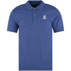 Polo de golf respirant avec logo personnalisé de haute qualité 88% polyester 12% spandex polo imprimé par sublimation marine polo t-shirt pour hommes - Product Image 1