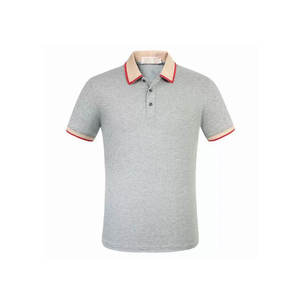 Coton décontracté zippé pour hommes de haute qualité pour polo respirant et brodé motif solide blanc en gros - Product Image 1