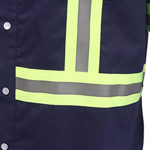 Camisas de trabajo de seguridad para hombres, camisa ignífuga de soldadura fr, 2023, buena calidad, venta al por mayor, 2023 - Product Image 5