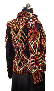 Chaqueta de Montar a Caballo de Diseño Original, Estilo Western, Cuello Alto, Invierno, Delgada, Calidad Premium, para Hombre, Color Sólido - Product Image 3