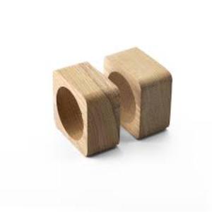Juego clásico de servilleteros de madera perfecto para agregar encanto rústico mesas de comedor bodas banquetes picnics restaurantes - Product Image 2