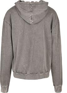 Sweat à capuche d'hiver en molleton 100% coton avec impression numérique de strass Acid Wash 2025, homme, taille moyenne, noir, respirant, coupe-vent - Product Image 4