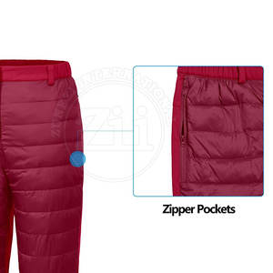 กางเกงพัฟเฟอร์ผู้ชายคุณภาพสูง ทรงตรง สีพื้น เอวกลาง น้ำหนักเบา ระบายอากาศได้ดี เป็นมิตรกับสิ่งแวดล้อม ขายดีที่สุด - Product Image 4