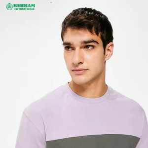 T-shirt d'été pour homme personnalisable, coupe ample, respirant, tissu 180 grammes, motif imprimé, tenue décontractée, design vierge, col rond - Product Image 5