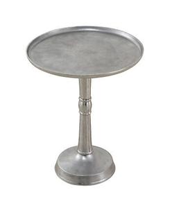 Mesa auxiliar clásica única de Metal de aluminio hecha a mano india de arte y artesanía para sala de estar, mesita de noche - Product Image 6
