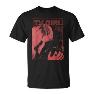 T-shirt photographique TV Girl French Exit, T-shirt promotionnel d'art français - Product Image 1