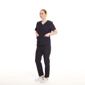 Nuevo Modelo Ecológico, Uniformes Médicos de Lona 100% Algodón, Uniformes de Enfermería, Logotipo Personalizado, Alta Calidad, Tallas Grandes, Mejor Precio - Product Image 1