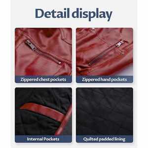 เสื้อแจ็กเก็ตหนังแท้สำหรับผู้ชาย, เสื้อโค้ทหนังแท้ขนาดพลัสไซส์2025ใหม่ - Product Image 5