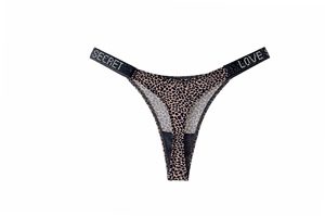 Slip perizoma con strass lucidi e sexy per fitness femminile, sport, sollevamento fianchi, vita bassa, taglio a vita alta - Product Image 2