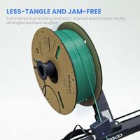 Filament PLA 1,75 mm Noir 1 kg Filament pour imprimante 3D Précision dimensionnelle +/- 0,02 mm 1 kg Filament compatible avec les imprimantes 3D Bambu Lab