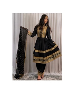 Vestidos Kuchi afganos étnicos Vintage, ropa de fiesta tradicional con colores vibrantes, decoración de encaje para eventos tradicionales paquistaníes - Product Image 6