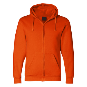 Pull à capuche en coton pur pour hommes, col zippé, haute qualité, OEM, prix de gros, grande taille, hiver, mode extérieure - Product Image 6