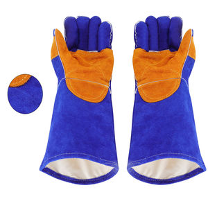Guantes de soldadura de cuero resistentes al calor extremo más vendidos de 2025 con costura perfecta Servicio OEM para seguridad en Pakistán - Product Image 2
