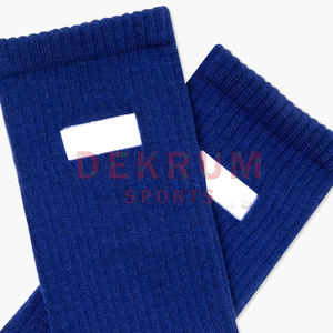 Lot de 10 paires de chaussettes pour hommes en coton 100 % de haute qualité, motif logo, noires, style décontracté et sportif, collection 2026, vente en gros, MOQ - Product Image 5