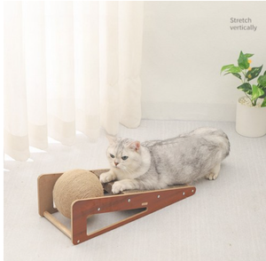 Table à gratter pour chat en bois massif personnalisable OEM Mobilier moderne de luxe pour animaux de compagnie Motif animal surélevé pour l'approvisionnement du Vietnam en griffe et santé - Product Image 5