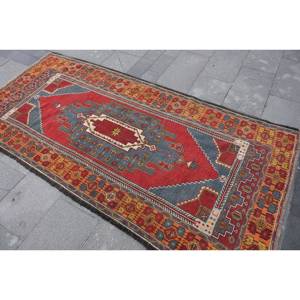 พรมขน7.7ft สีน้ำเงินสีแดงคลาสสิกแผ่นยางหนา3.8มม. หนา10มม. แบบตุรกีดั้งเดิมพื้นที่ขนาดใหญ่พรมสำหรับห้องโถงสี่เหลี่ยมผืนผ้าห้อง - Product Image 4