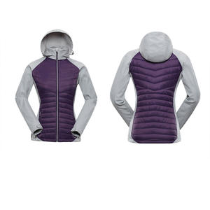 Fabricant de vêtements personnalisés – Nouvelle veste hybride matelassée chaude à capuche zippée intégrale pour homme - Product Image 3