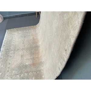 4.9x9.1 ft Vintage Rug, <b>Brown</b> Moroccan Turkish <b>Wool</b> Rug - Product Image 3