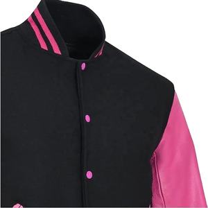 OEM Custom <b>Men's</b> Formal Fashion Varsity <b>Jacket</b> Loose Fit Stand Collar Front Logo Winter <b>Jacket</b> - Product Image 6