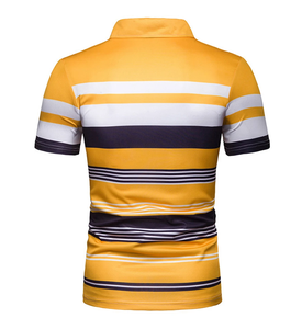 Polo deportivo para hombre de la mejor calidad, diseño liso para ropa informal, Polo de punto por sublimación con botones de cuarto - Product Image 3