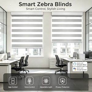 Persianas Zebra con Logotipo Personalizado OEM, Persianas Enrollables Día <span class=keywords><strong>y</strong></span> <span class=keywords><strong>Noche</strong></span>, <span class=keywords><strong>Tela</strong></span> Resistente <span class=keywords><strong>para</strong></span> Hoteles, Apartamentos <span class=keywords><strong>y</strong></span> Complejos, Venta al Por Mayor - Product Image 3