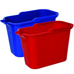 Secchio rettangolare Valnet, 14 litri, rosso, 18,5 x 22,5 x 26 cm - Product Image 2
