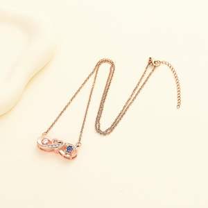 Rose Gold Infinity Urn Pendant Stainless Steel Snake Chain Cremation Jewelry for <b>Ashes</b> Woman Keepsake <b>Necklaces</b> Urn Custom Size - Product Image 6