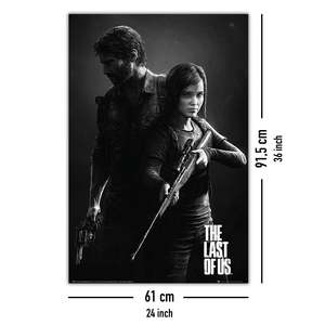 Affiche de portrait noir et blanc style moderne The Last of Us, sur toile, pour décoration murale - Product Image 4