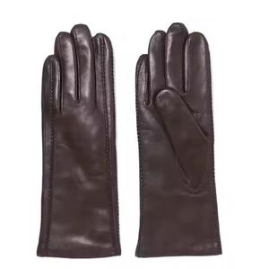 Gants habillés en cuir de daim pour hommes fabriqués sur mesure Gants habillés simples à la mode à coudre à la main - Product Image 2