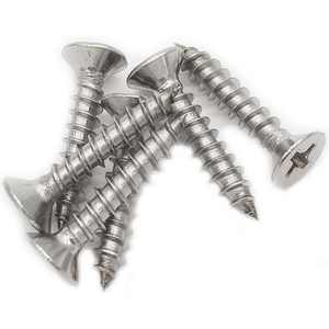 <b>Flat</b> Head Wood <b>Screw</b> Good Quality Zinc Plated Steel Fasten Joint Connector Bolts Make-To-Order From Vietnam Manufacturer - Product Image 4