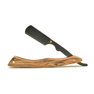 MORGANS INDUSTRIES Men's Stainless Steel Handle <b>Straight</b> <b>Razor</b> with Stainless Steel Blade for Barber Shop Outdoor & Hotel Use - Product Image 4