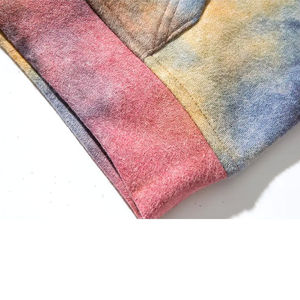 2025 nuevas llegadas de calidad Premium hombres Tie Dye Hoodies invierno peso pesado gota hombro Lose Fit Oversize venta al por mayor Unisex Hoodie - Product Image 6