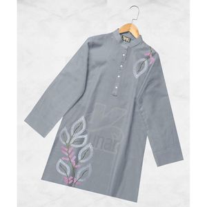 เสื้อเชิ้ตชีฟองปักลายดอกไม้สไตล์เกาหลีสำหรับผู้หญิง ทรงหลวม ไซส์ XL สำหรับใส่ไปงานปาร์ตี้ (ฤดูใบไม้ผลิ/ฤดูใบไม้ร่วง) - Product Image 1