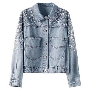 Chaqueta de Lona Desgastada y Ajustada para Mujer, Diseño Nuevo 2025, Moda Sostenible, Estilo Urbano, Impermeable, Precio al por Mayor - Product Image 1