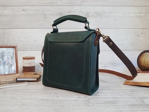 Leather Crossbody <b>Bag</b> <b>Women</b> Purse Personalized Gift <b>for</b> Shoulder Handbags Unisex <b>Messenger</b> LCS-0014 - Product Image 3