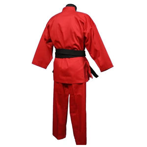 ชุดเทควันโดศิลปะการต่อสู้ชุดเทควันโดสีทึบระบายอากาศได้ดีโลโก้ที่กำหนดเองขายส่ง - Product Image 2