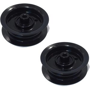 Lot de 2 poulies de guidage plates 106-2175 compatibles avec la tondeuse à gazon Toro 132-9420, pièces et accessoires pour tondeuse - Product Image 1